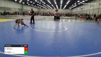 55 lbs 5th Place - Knox Stamp, All-American/Bruiser WC vs Maddox Mejia, Okwa