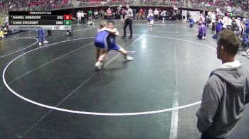100 lbs Quarterfinal - Cade Stickney, Kearney MatCats Wrestling Club vs Daniel Gregory, Junior Titans Wrestling Club