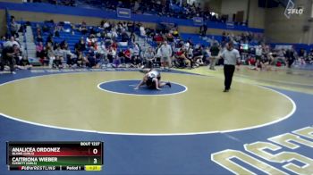 155lbs Champ. Round 3 - Caitriona Wieber, Everett (Girls) vs Analicea Ordonez, Blaine (Girls)