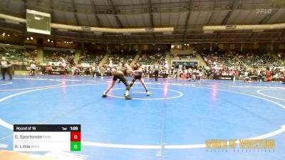 88 lbs Round Of 16 - Gavin Sportsman, Threestyle vs Keller Little, Moyer Elite