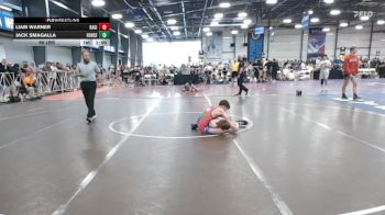 90 lbs Rr Rnd 3 - Liam Warner, Ragin Raisins Catawba MS vs Jack Smagalla, Iron Horse