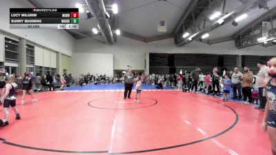 50 lbs Rr Rnd 1 - Lucy Milgrim, MGW Coral Cuties vs Sunny Manning, Lady Assassins