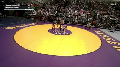 4A 125 lbs Semifinal - Keagan Grange, Ridgeline vs Kenna Mccauley, Uintah