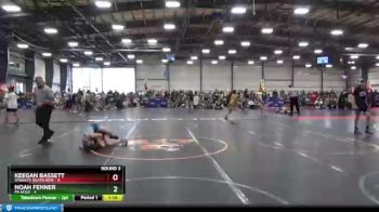 84 lbs Round 3 (6 Team) - Keegan Bassett, Dynasty Death Row vs Noah Fenner, PA Gold