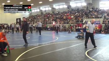 65 lbs Cons. Round 2 - Guy Campea NE4, Padua Bruins vs Wyatt Spaulding SW3, West Clermont Youth Wrestling