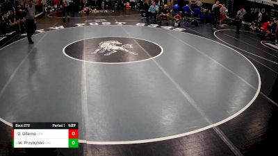 114 lbs Quarterfinal - Drew Gilarno, Commodore Perry Hs vs William Przybylski, Erie High