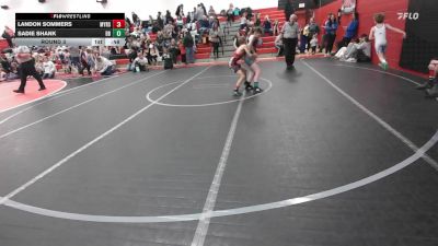 70-74 lbs Round 3 - Sadie Shank, Berkeley Braves vs Landon Sommers, Meyersdale