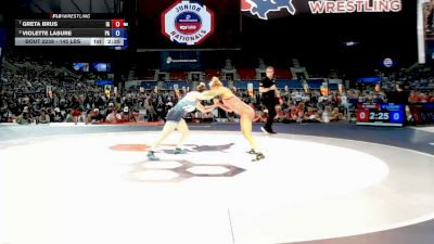 145 lbs Quarters - Greta Brus, Iowa vs Violette Lasure, Pennsylvania