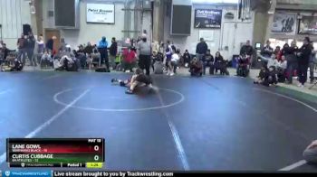 80 lbs Round 4 (8 Team) - Lane Gowl, Warhawks Black vs Curtis Cubbage, 84 Athletes