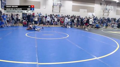 132 lbs Quarters - Grant Brown, Jimenez Trained Academy vs Adan De La Fuente, Nyssa Bulldog Mat Club