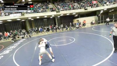 106 lbs Champ. Round 1 - Liam Lovelace, Unattached vs Oscar Nelson, Unattached