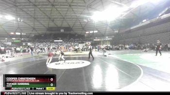 88 lbs Champ. Round 1 - Cooper Christensen, Cle Elum Mat Miners Wrestling Club vs Tucker Harding, NWWC