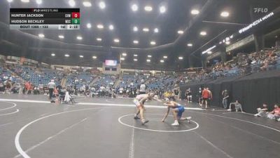 133 lbs Champ. Round 3 - Hudson Beckley, Murray State vs Hunter Jackson, Cowley College
