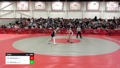 120 lbs Quarterfinal - Marco Albanese, Melrose vs Avery Deorsey, Sandwich