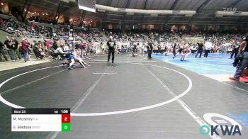 105 lbs Round Of 16 - Mason Moseley, R.a.w. vs Gage Bledsoe, Woodland Wrestling Club