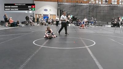 68 lbs Round 3 (6 Team) - Maxim DeShon, Neighborhood Wrestling vs Henry Walters, Titan WA