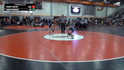 86 lbs Quarterfinal - Henry Miller, North Liberty Wrestling Club vs Gable Riniker, Immortal Athletics WC