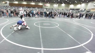 156 lbs Semifinal - Wyatt Edgington, Yuba Sutter Combat vs Jax Kelly, Idaho Gold