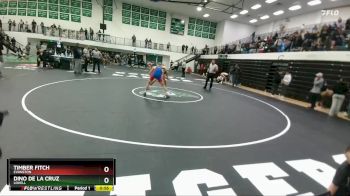 132 lbs Cons. Semi - Dino De La Cruz, Lovell vs Timber Fitch, Evanston