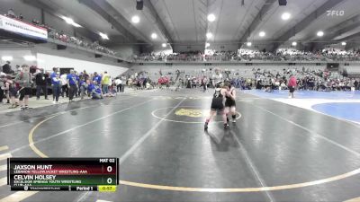 85 lbs Cons. Round 4 - Jaxson Hunt, Lebanon Yellowjacket Wrestling-AAA  vs Celvin Holsey, Excelsior Springs Youth Wrestling Club-AAA