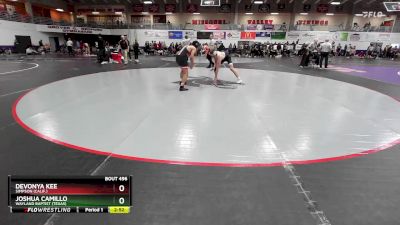 157 lbs Cons. Round 2 - Joshua Camillo, Wayland Baptist (Texas) vs Devonya Kee, Simpson (Calif.)