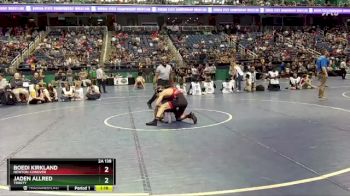 2A 138 lbs Semifinal - Boedi Kirkland, Newton-Conover vs Jaden Allred, Trinity