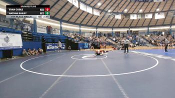 141 lbs 7th Place Match - Evan Coble, Neosho County Community College vs Nathan Bailey, Fort Hays Tech Northwest College
