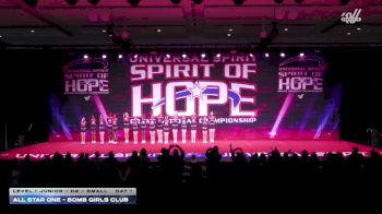 All Star One - Bomb Girls Club [2026 L1 Junior - D2 - Small Day 1] 2026 Spirit of Hope Grand Nationals