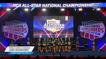 Impact Cheer & Tumbling - Lady Diamonds [2025 L4 Senior - D2 - Small - B Day 2] 2025 NCA All-Star National Championship