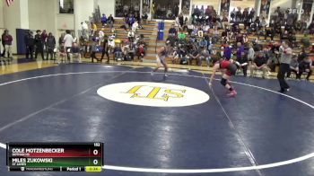152 lbs Cons. Semi - Miles Zukowski, St James vs Cole Motzenbecker, Dothan HS