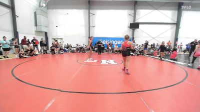 53 lbs Semifinal - Brielynn Breitenstein, Charlies Angels- W vs Sofie French, Maryland Mana - W