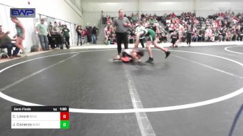 67 lbs Semifinal - Carson Limore, Brushy Wrestling Club vs Jack Cisneros, Skiatook Youth Wrestling