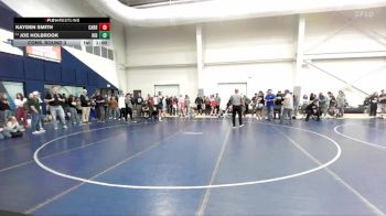 120 lbs Cons. Round 3 - Kayden Smith, Carbon vs Joe Holbrook, Ridgeline