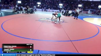 165 lbs Champ. Round 2 - Chase Jones, Woodinville vs Preston Cross, Auburn Riverside