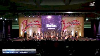 Dream Athletics - Blackout [2025 L4.2 Senior - D2 - Medium Day 1] 2025 Champion Cheer and Dance Grand Nationals