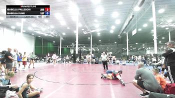 100 lbs Rr Rnd 9 - Isabella Palleschi, Journeymen Wrestling - Girls vs Isabella Kline, Lady Assassins