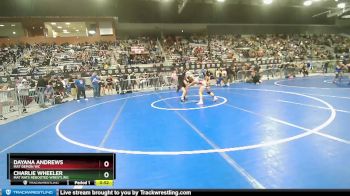 115 lbs Semifinal - Charlie Wheeler, Mat Rats Rebooted Wrestling vs Dayana Andrews, Mat Demon WC