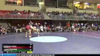 195 lbs Round 2 (8 Team) - Jaxon Vikander, Manhattan vs Domenic Hyson, Fairbury