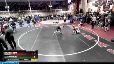 132 lbs Cons. Round 2 - Malachi Hoff, Davenport vs Alex Norton, Lewiston High School