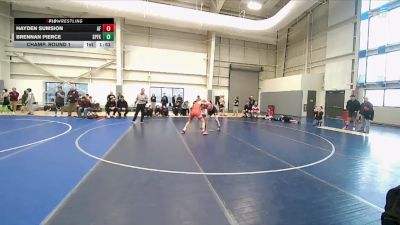 165 lbs Champ. Round 1 - Brennan Pierce, Spanish Fork vs Hayden Sumsion, American Fork