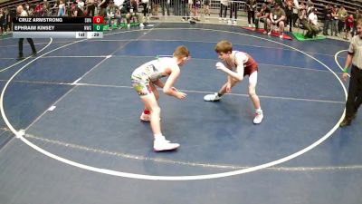 87 lbs Cons. Sub-quarters - Cruz Armstrong, Sublime Wrestling Academy vs Ephraim Kinsey, Northside Wrestling Club