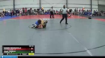 130 lbs Round 1 (6 Team) - Shawn Rounsaville, Oklahoma Storm vs Isaac Padilla, Scorpions