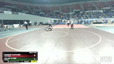 4A-120 lbs Quarterfinal - Chance Fletcher, Tillamook vs Dylan Clark, Henley