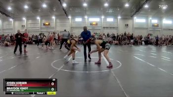 150 lbs Round 1 (4 Team) - Braydon Kindt, U2 Wranglers vs Ayden Koeger, Phoenix WC 1