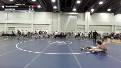 157 lbs Cons. Round 2 - Luke Thornton, FL vs Owen Tatum, SC