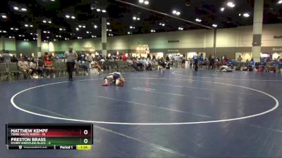 120 lbs Round 1 (10 Team) - Matthew Kempf, Terre Haute North vs Preston Brass, Storm Wrestling Black