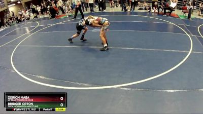 92 lbs Cons. Round 4 - Zorion Maea, LV Bear Wrestling Club vs Bridger Orton, Total Domination Wrestling