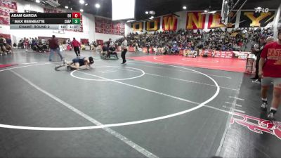 120 lbs Champ. Round 2 - Max Besneatte, Chaparral vs Adam Garcia, Oak Hills