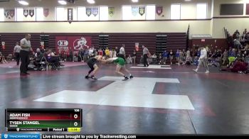 106 lbs Cons. Round 1 - Adam Fish, Independence vs Tysen Stangel, Osage
