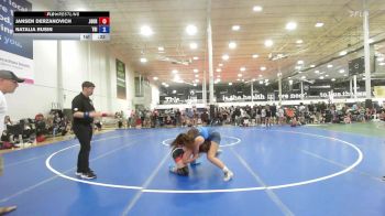 150 lbs Rr Rnd 3 - Jansen Derzanovich, Journeymen Wrestling - Girls vs Natalia Rusin, Triumph Trained - Girls